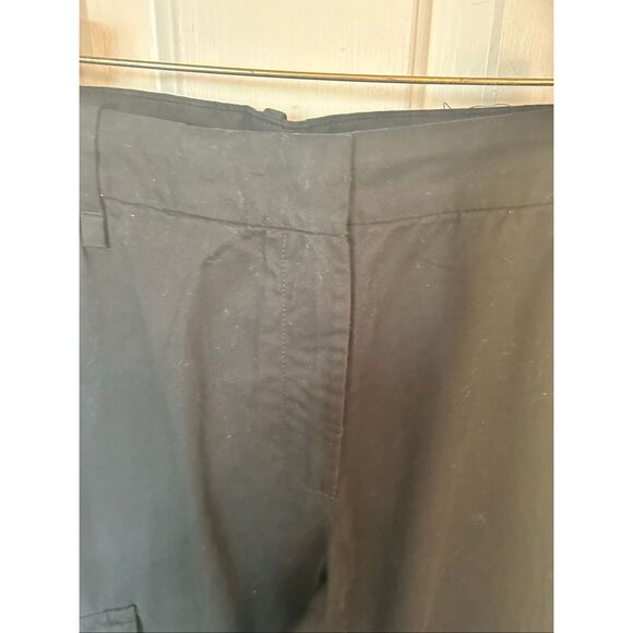 H&M black cargo pants wide leg NWT sz 6 - Picture 3 of 5